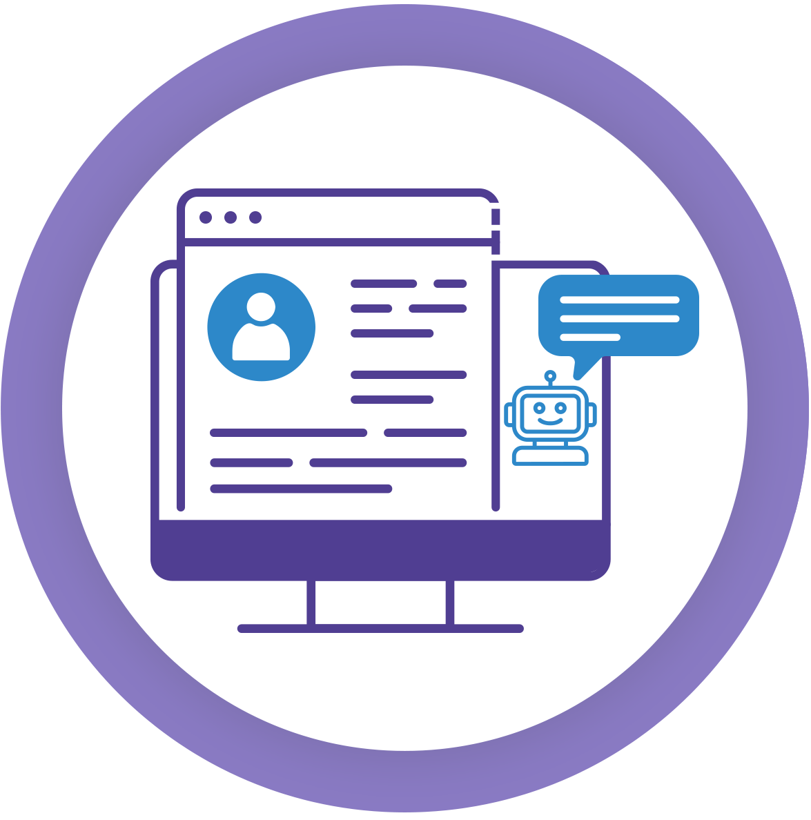 5. Report and chatbot icon closed