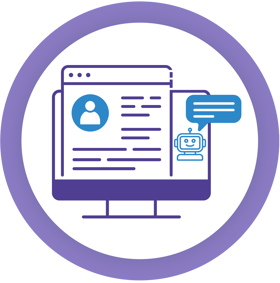 5. Report and chatbot icon closed